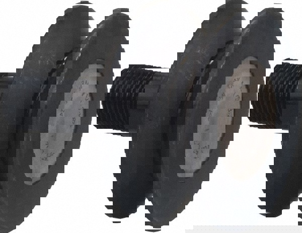 V-Groove Cam Follower: 50 mm Roller Dia, 22 mm Roller Width, 12 mm Stud Dia, 25 mm Stud Length